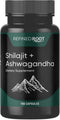 Shilajit Supplement 1000mg & Ashwagandha Supplements 500mg (180 Capsules) Shilajit Pure Himalayan Organic - Stronger Than Authentic Shilajit Resin...