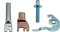 Dorman HW2646 Rear Driver Side Drum Brake Self-Adjuster Repair Kit Compatible with Select Saturn / Toyota Models...