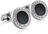 Vintage Black Cufflinks Circular Cuff Links for Men Wedding Business Groom Best Man...
