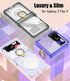 for Samsung Galaxy Z Flip 4 Clear Case with Ring Holder and Hinge Protection,Compatible with Wireless Charger,Slim Fit Transparent Hard PC Shockpr...