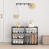 4 Tier Small Shoe Rack, Narrow Stackable Kids Toddler Adult Shoe Storage Organizer Shelf for Closet Floor Entryway Bedroom, Space Saver Shoe Rack ...