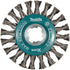 Makita D-72643 X-LOCK 4-1/2" Carbon Steel Full Cable Knotted Twist Wire Wheel...