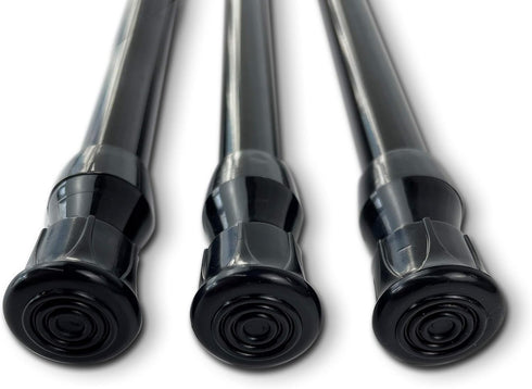 JAYE Curtain Rods Spring Tension Curtain Rod Adjustable Length for Kitchen, Bathroom, Cupboard, Wardrobe, Window, Bookshelf DIY Projects… (28"-48"...