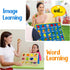 Felt Fruits and Vegetables Learning Pieces,62 Felt Board Pieces for Felt Flannel Board,Learn Common Fruits and Vegetables and Words for Kindergart...