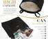 Corduroy Shoulder Bag for Women Large Capacity Tote Handbag Casual Zipper Tote Bag with Pockets...