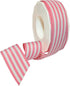 Morex Ribbon Striped Polyester Grosgrain Ribbon, Party Decorations, Gift Wrapping, Fun Patterns, 1-1/2" by 20 yd., Pink...