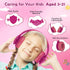 2023 Bluetooth Kids Headphones Fit for Aged 3-21, Colorful LED Lights Comfort Wireless Headphones with Microphone 94dB Volume Limited for School/i...