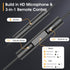 Black Wired Earbuds with Mic in-Ear Earphones Build-in Microphone HiFi Stereo Headphones Compatible for iPhone iPad Android Mp3 and Most of 3.5mm ...