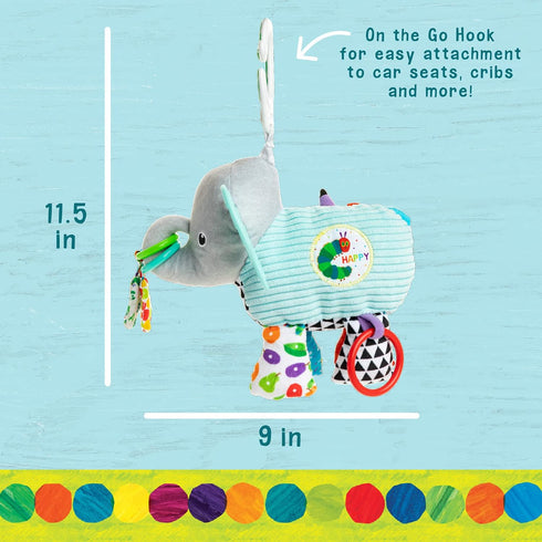 World of Eric Carle Elephant On the Go Developmental Activity Toy, 14”...