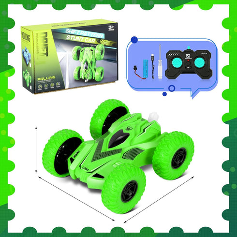 RC Stunt Cars for Boys Age 6 Year Old Kids Toys RC Cars with Lights UP 4WD 2.4Ghz Double Sided 360° Rotating RC Truck Kids Easter, Halloween Xmas ...