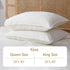 S VICTORY SYMBOL 100% Organic Linen Pillowcases 1 Pair 20"x30",French Natural Flax Soft Basic Washed Pillowcase Creamy-White,Standard(Queen) Size...