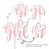 1 PCS It's a Girl Cake Topper Pink Glitter Sweet Baby Girl Cake Picks Baby Shower Cake Decorations for Gender Reveal Girls 1st Birthday Party Supp...
