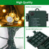 GCMacau Outdoor String Lights, Battery Operated String Lights Indoor 39ft 80LED Small Globe Fairy Lights Waterproof with Remote, 8 Modes, for Camp...