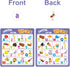OUNENO Alphabet Bingo Game, ABC and 123 Bingo Board Game Uppercase Lowercase Number Bingo Game for Kindergarten and Preschool Classroom Home...