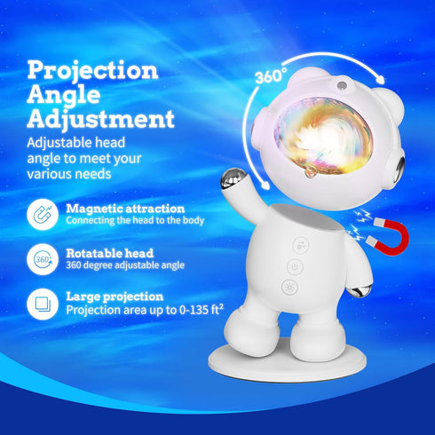 Galaxy Projector, Star Projector Galaxy Starry Night Nebula Lights for Kids, Remote Control, 360° Rotation, Perfect Christmas Gifts for Kids and A...
