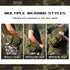 Tactical Fanny Pack, Military Outdoor Waist Bag Belt Packs Hip Bumbag Utility Bags with Adjustable Strap for Cycling Hiking Hunting (Green)...