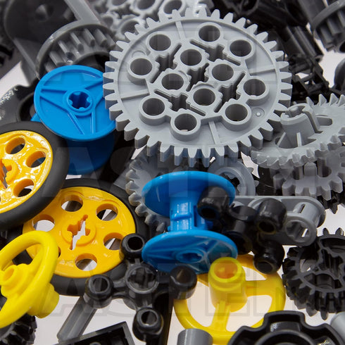 100+PCS Technic Gears and Axles Compatible with Lego Technic-Sets,Gears-Rack (Gears-Pins-Axles Differential New) for Car Building Brick Accessorie...
