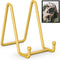 TR-LIFE Plate Stands for Display - 4.5 Inch Plate Holder Display Stand + Metal Frame Holder Stand for Picture, Decorative Plate, Photo Easel, Tabl...