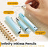 ALLWAYUP 6pcs Inkless Everlasting Magic Pencil with Eraser, Never Sharpen Pencil, Unbreakable Infinity Forever Pencil, Eraseable Writing Pencil, R...