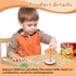 MCPINKY Wooden Stacking Toys, Montessori Toys for Kids Burger Stacking Toys Educational Preschool Learning Toys for Boys Girls Birthday Gifts...