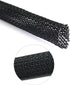 Black PET Expandable Sleeving Cord Protector Wire Loom Tubing Cable Sleeve for USB Charger Cable Power Cord Audio Video Cable Can Protect Cat Dog ...