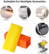New Pet Dog Cat Hair Remover Hollow Rubber Cleaner Brush for Cars Furniture Carpet Sofa (Yellow)...