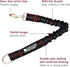 Leashboss Pattern Bungee Dog Leash Extension, 18" Shock Absorbing Lead Extender, Pattern Collection (18 Inch, Black Reflective)...