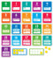 Scholastic 0-20 Numbers Set Bulletin Board Set, 43/Set (SC-834492)...