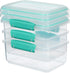 Sistema Food Storage, Polypropylene Assorted, 1L x 3...