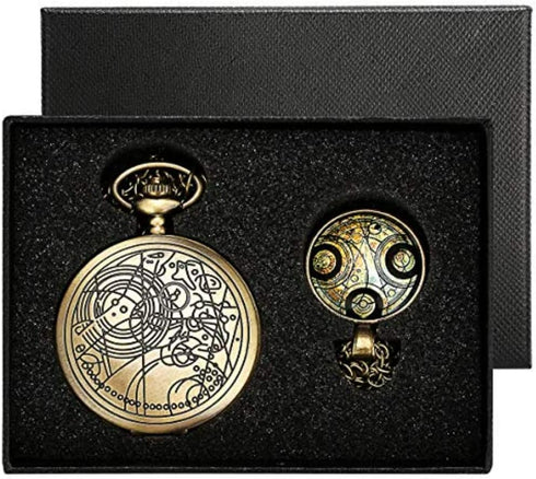 YISUYA Vintage Pocket Watches for Men Boy, FOB Pocket Watch with Chain, Christmas Gifts, Father's Day Gifts, Valentine's Day Gifts, Birthday Gifts...