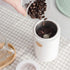 Aroma Housewares Mini Coffee Grinder and Electric Herb Grinder with 304 Stainless Steel Grinding Blades and a See-through Lid (40 g.), White, 40g...