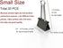Binder Clips Small Metal Clamp 0.75 inch / 19 mm (Black, 20-PCS)...