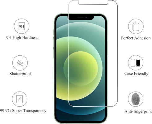 Ailun Glass Screen Protector for iPhone 12 / iPhone 12 Pro 2020 6.1 Inch 3 Pack Case Friendly Tempered Glass......