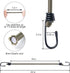 24inch Bungee Cords with Hooks,5Pcs Heavy Duty Extra Strong Outdoor Elastic Rope,Multi-Purpose Elastic Bungee Straps for Luggage,Camping,Tarps,Bik...