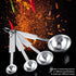 Stainless Steel Measuring Spoons Set of 4 Piece Including 1/10 tsp, 1/2 tsp, 1 tsp, 1 tbsp for Measuring Dry and Liquid Ingredients...