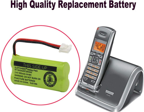 BT184342/BT284342 Cordless Phone Battery Pack Compatible with BT18433/BT28433 BT1011 BT1018 BT1022 BT1031 CS6219 CS6229 DS6151 L602 L701 Handset(2...