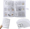 288 Grids Transparent Jewelry Storage Book with 100 Zipper Bags Portable Travel Jewelry Organizer Bags for Rings, Necklace, Bracelets...