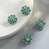 4Pcs Rhinestone Buttons, Crystal Applique Embellishments in Clothes DIY Jewelry Decoration for Crafts Wedding Party Bouquet Sew on Clothing Button...