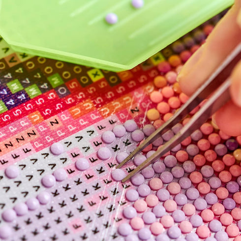 PATIKIL Diamond Painted Tray, 26PCS Diamond Painted Accessories Organizer Kits Large Diamond Art Trays Bead Rhinestone Sorting Tray Square Craft T...