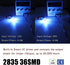 Super Bright 3000lm H8 H11 LED Fog Lights Bulbs DRL High Power 3030 Chips with Projector Lens Replacement for Cars Trucks, Ice Blue...