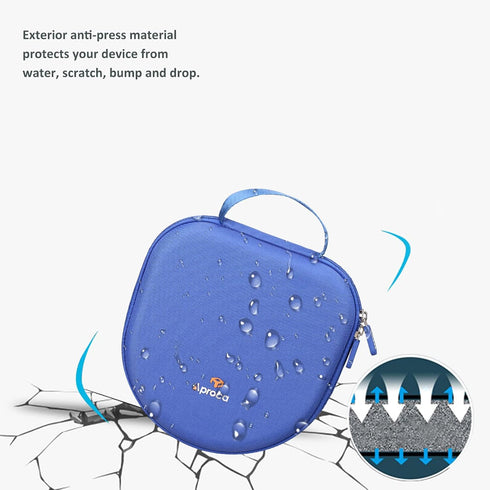 Aproca Blue Hard Storage Travel Case, Fit for Soundcore Anker Life Q20 Hybrid Active Noise Cancelling Headphones...