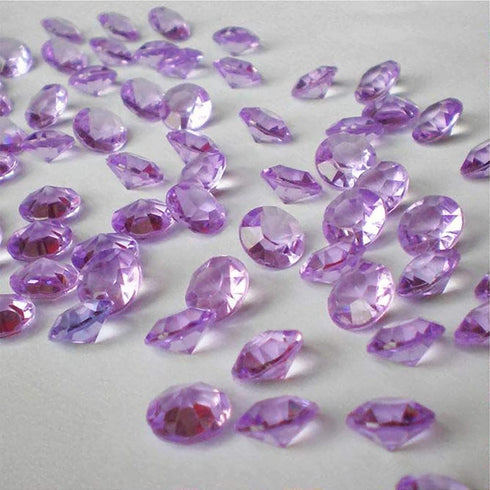 ZKC 4.5mm 10000PCS Purple Crystal Acrylic Diamond Vase Fillers Beads for Wedding Centerpiece Table Scatter Shower Party Vase Beads Decorations...
