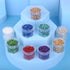 9 Box Broken Crushed Glass Glitter, 6.4oz/180g Irregular Shards Metallic Crystal Chips 2-4mm Chunky Flakes Sequins Gravel for Epoxy Resin Craft Su...