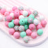 David accessories Silicone Beads 15mm Silicone Beads Bulk Round Silicone Beads for Keychain Pens Lanyards Bracelet Making DIY Craft 50Pcs (L)...