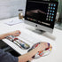 Ergonomic Mouse Pad Wrist Support Gel and Keyboard Wrist Rest Set for Laptop, Mac, Gaming and Office, Durable, Comfortable and Pain Relief + Coast...