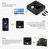 Bluetooth Transmitter Receiver, Bluetooth 5.0 Transmitter, Low Latency, Wireless Audio Bluetooth Adapter for TV, Home Stereo, Car, Headphones, MP3...