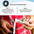 Morvat 30 Rubber Washers & 2 Rolls PTFE Teflon Plumbing Tape for Garden Hose, Water Pipes & Faucet Fittings, Leak Free Seal Plumbers Tape, Waterpr...