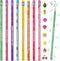 Leinuosen 60 Pcs Scented Pencils for Kids Inspirational H Pencils with Erasers Cylinder Colorful Fun Wood Pencils Motivational Graphite Pencils wi...