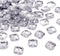 Pandahall 100pcs 2-Hole Acrylic Crystal Clear Rhinestone Sewing Fastening Buttons Jewelry Scrapbooking Octangle 0.43x0.43 Inch Faceted Hole: 1mm...