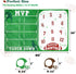 Football Baby Monthly Milestone Blanket Sports Month Blankets Growth Chart Nursery Swaddling Blankets Gift Ideas for Newborn Baby Shower Photograp...
